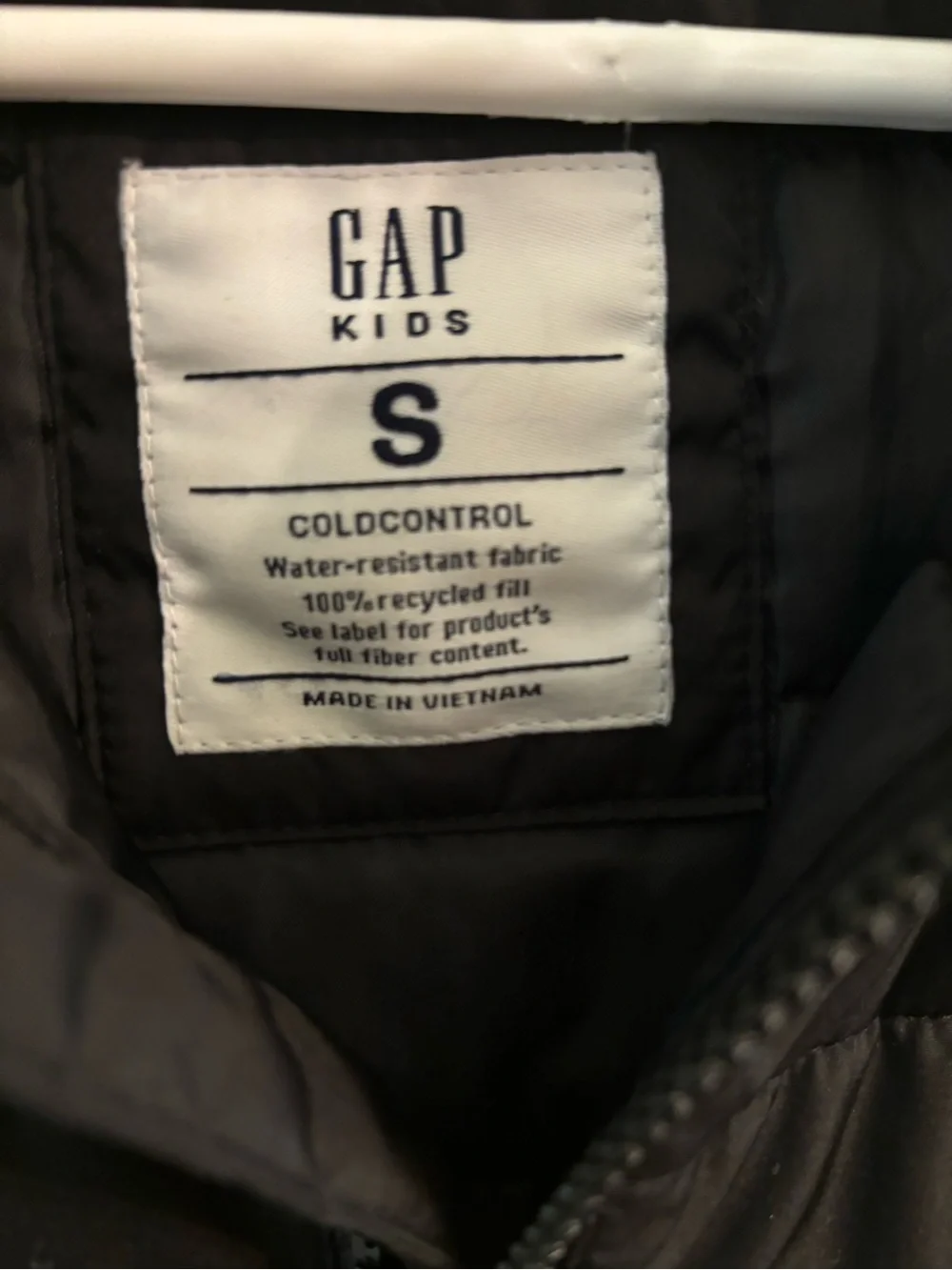 GAP Kids Black Quilted Puffer Jacket